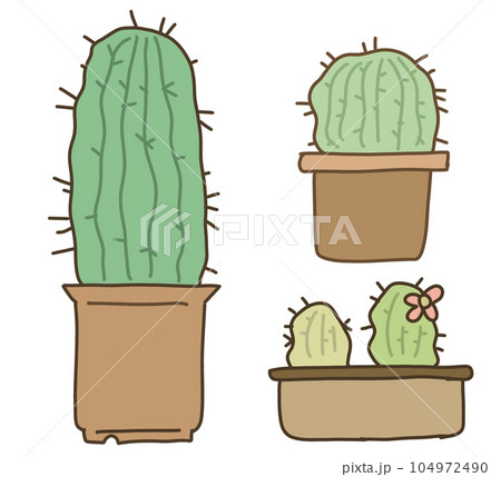 サボテン絵　専用 楽天市場】サボテンの絵 かわいい 壁掛け インテリア【多肉植物 寄せ