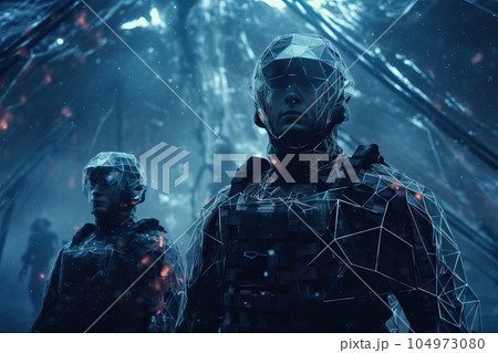 Robotization of modern warfare. 104973080