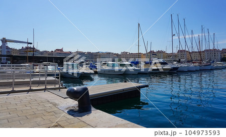 Old Port in Marseille. Marseille is the second largest city of France. Old Port in Marseille. Marseille is the second largest city of France. 104973593