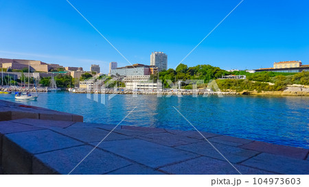 Old Port in Marseille. Marseille is the second largest city of France. 104973603