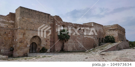 Old fort at La Goulette, Tunisia, north Africa 104973634