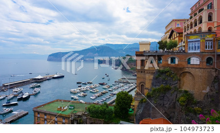 Panoramic view of Sorrento, the Amalfi Coast, Italy 104973723