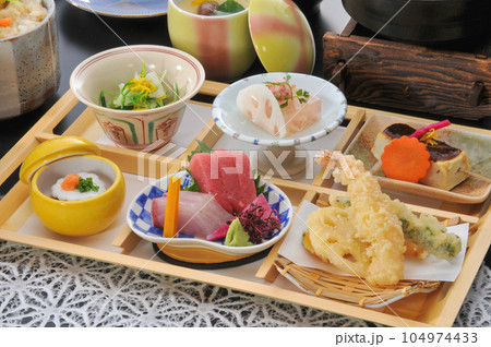 和食　定食　盛付 104974433