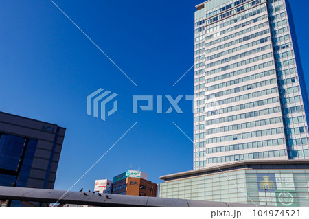 【静岡の都市風景】静岡駅周辺の都市風景 【静岡の都市風景】静岡駅周辺の都市風景 104974521