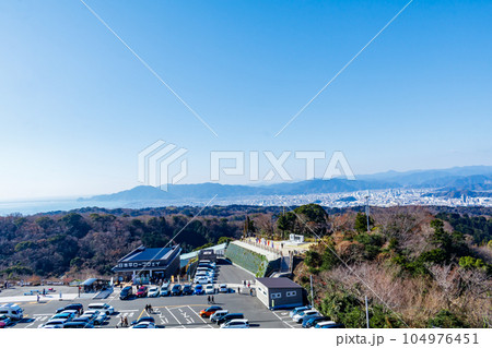 【静岡の景観】日本平からの眺望（静岡中心地方向） 104976451