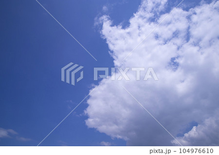 Beautiful Blue Sky With White Cloudy Dramatic Natural abstract background view Beautiful Blue Sky With White Cloudy Dramatic Natural abstract background view 104976610