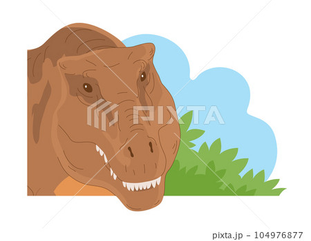 Predatory dinosaur tyrannosaurus rex of the Jurassic period 104976877