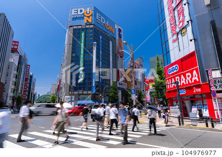 《東京都》秋葉原電気街・都市風景 104976977
