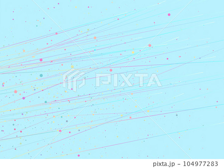 Holographic minimal lines and small particles abstract background 104977283