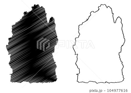 Tandridge Non-metropolitan district (United...のイラスト素材 [104977616] - PIXTA