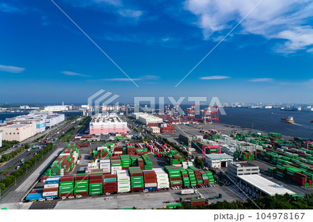 《東京都》青海コンテナ埠頭・コンテナヤード 104978167