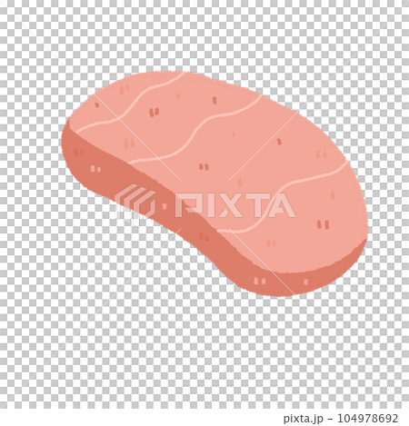 Salmon cute animal seafood 104978692