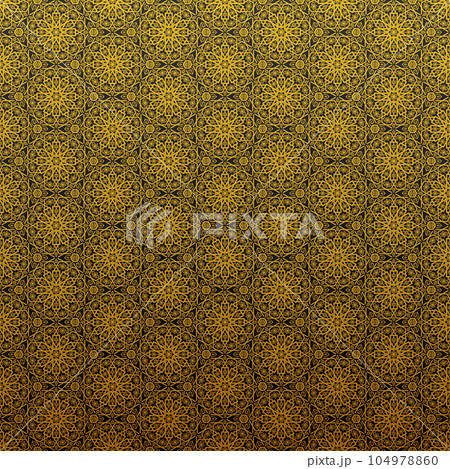 Background with decorative traditional floral ornament. Vector illustration. 104978860