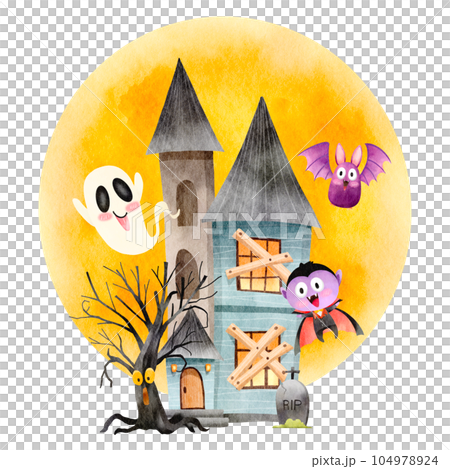 Captivating Watercolor Halloween-7 Captivating Watercolor Halloween-7 104978924