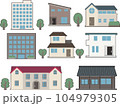 かわいい建物のイラスト かわいい建物のイラスト 104979305