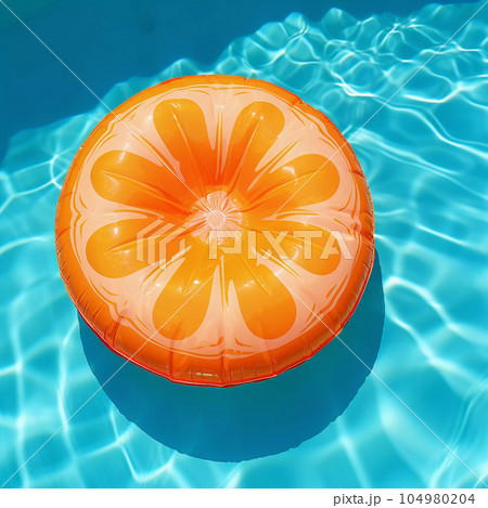 Round Orange Fruit Air Mattress 104980204