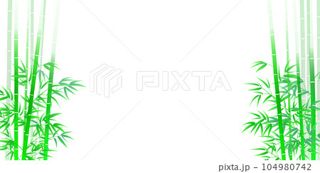 竹の葉と影のある風景 竹の葉と影のある風景 104980742