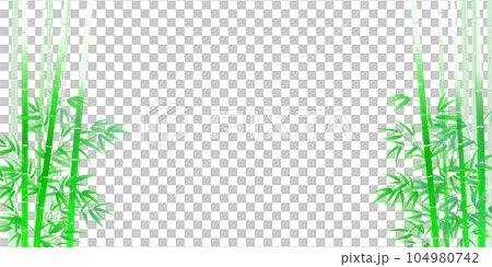 竹の葉と影のある風景 竹の葉と影のある風景 104980742