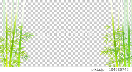 Landscape with bamboo leaves and shadows Landscape with bamboo leaves and shadows 104980743