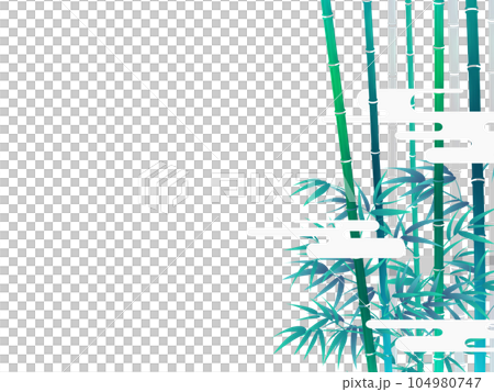 Landscape with bamboo leaves and shadows Landscape with bamboo leaves and shadows 104980747