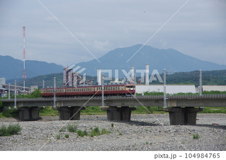 えちごトキめき鉄道 455系 急行越後 姫川鉄橋 104984765