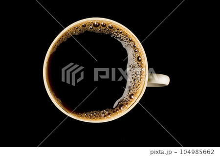 close up coffee cup clock background the good morning close up coffee cup clock background the good morning 104985662
