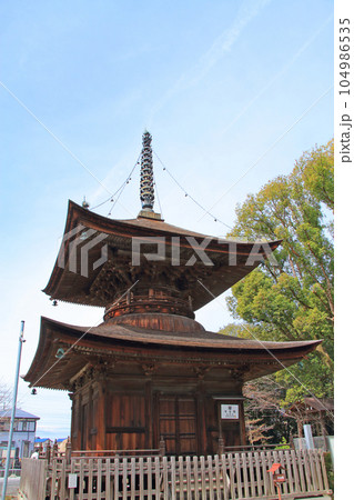 春日井市、密蔵院多宝塔の風景 春日井市、密蔵院多宝塔の風景 104986535