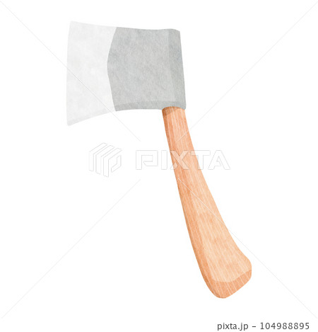 Axe watercolor 104988895