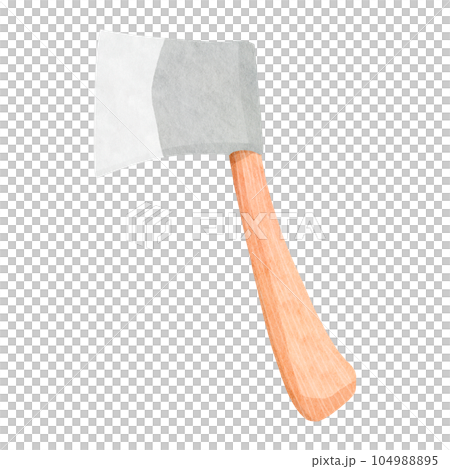 Axe watercolor 104988895