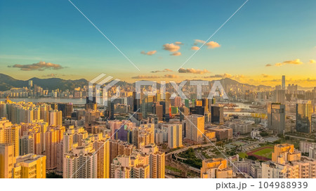 July 12 2023 the estate at the Kowloon bay, Hong kong July 12 2023 the estate at the Kowloon bay, Hong kong 104988939