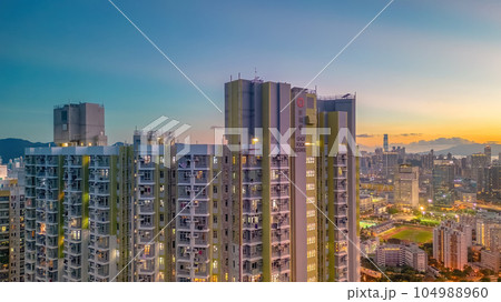 July 12 2023 the estate at the Kowloon bay, Hong kong July 12 2023 the estate at the Kowloon bay, Hong kong 104988960