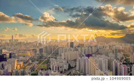 July 12 2023 Breathtaking panoramic view of Kowloon from Ping Shan July 12 2023 Breathtaking panoramic view of Kowloon from Ping Shan 104989005