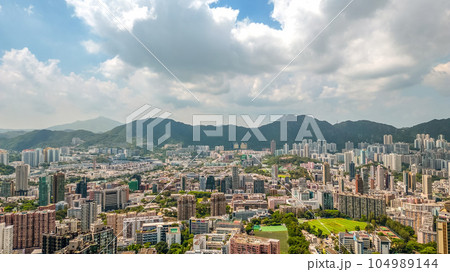 a prestigious and upscale residential area in Hong Kong 104989144