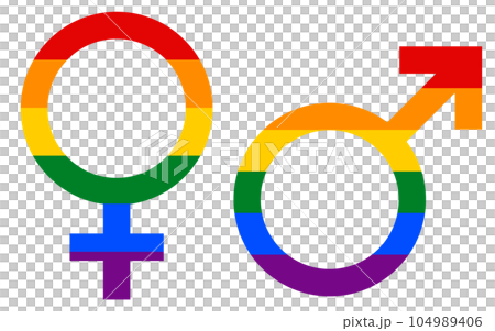 Male female symbol icon symbol Male female symbol icon symbol 104989406