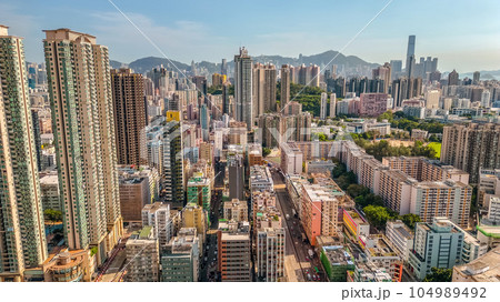 the Kowloon City District, an eclectic neighborhood in the heart of HK, July 14 2023 104989492