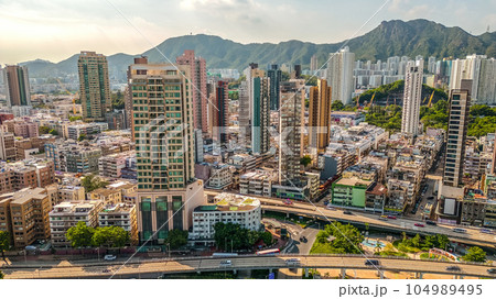 the Kowloon City District, an eclectic neighborhood in the heart of HK, July 14 2023 104989495