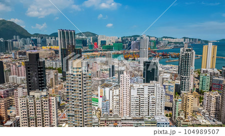July 14 2023, Charming To Kwa Wan, a vibrant neighborhood in Hong Kong 104989507