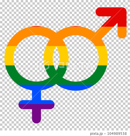 Male female symbol icon symbol 104989538
