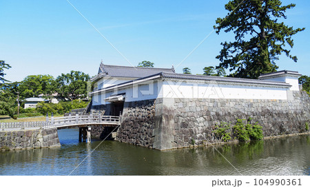 関東八州の名城の神奈川県小田原市の小田原城址の夏 関東八州の名城の神奈川県小田原市の小田原城址の夏 104990361
