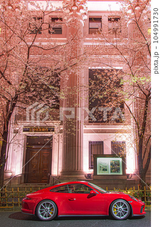 日本橋の夜桜 日本橋の夜桜 104991730