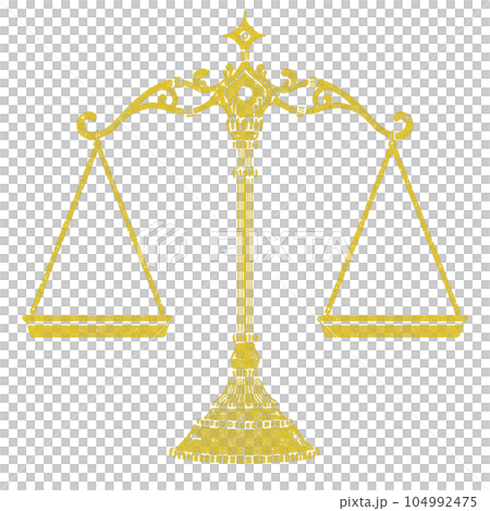 古董天平（單件）/金箔印章 104992475