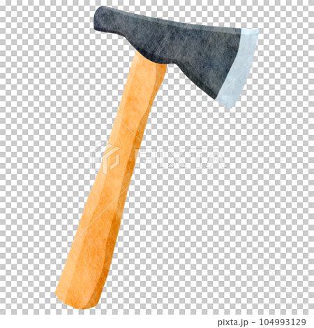 Watercolor Axe Illustrations 104993129