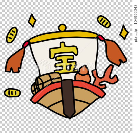 簡單變形寶船的插圖 簡單變形寶船的插圖 104993348