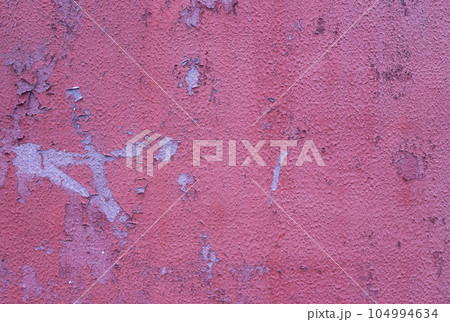 Cracked peeling red paint background texture Cracked peeling red paint background texture 104994634