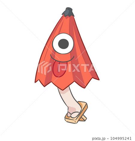 傘おばけ　からかさ小僧 104995241