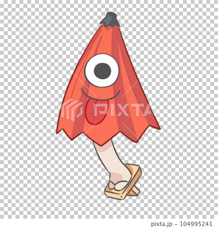 傘おばけ　からかさ小僧 104995241