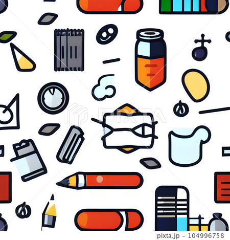 Christmas element pattern seamless, random element vintage design wallpaper Christmas element pattern seamless, random element vintage design wallpaper 104996758