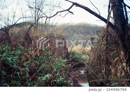 万字線　朝日－美流度　橋台 104996766