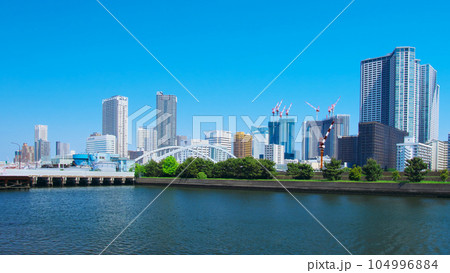 【東京都】 勝どき・月島 都市景観(2022年5月) 【東京都】 勝どき・月島 都市景観(2022年5月) 104996884