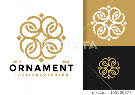Ornament Nature Heart logo design vector symbol icon illustration Ornament Nature Heart logo design vector symbol icon illustration 105000877